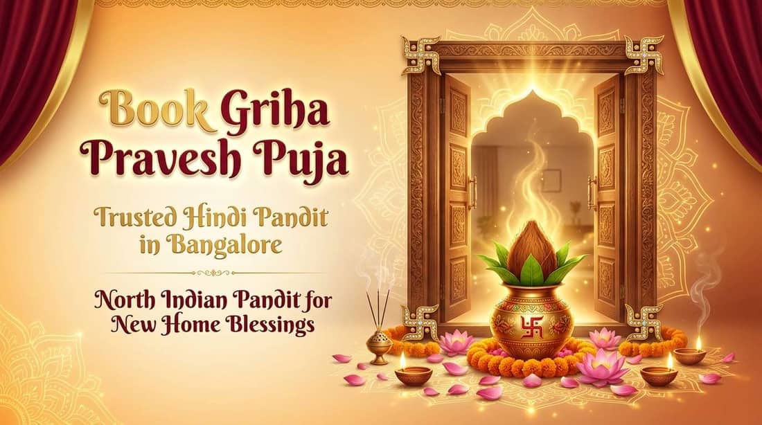 Hindi pandit performing Griha Pravesh in Bangalore
